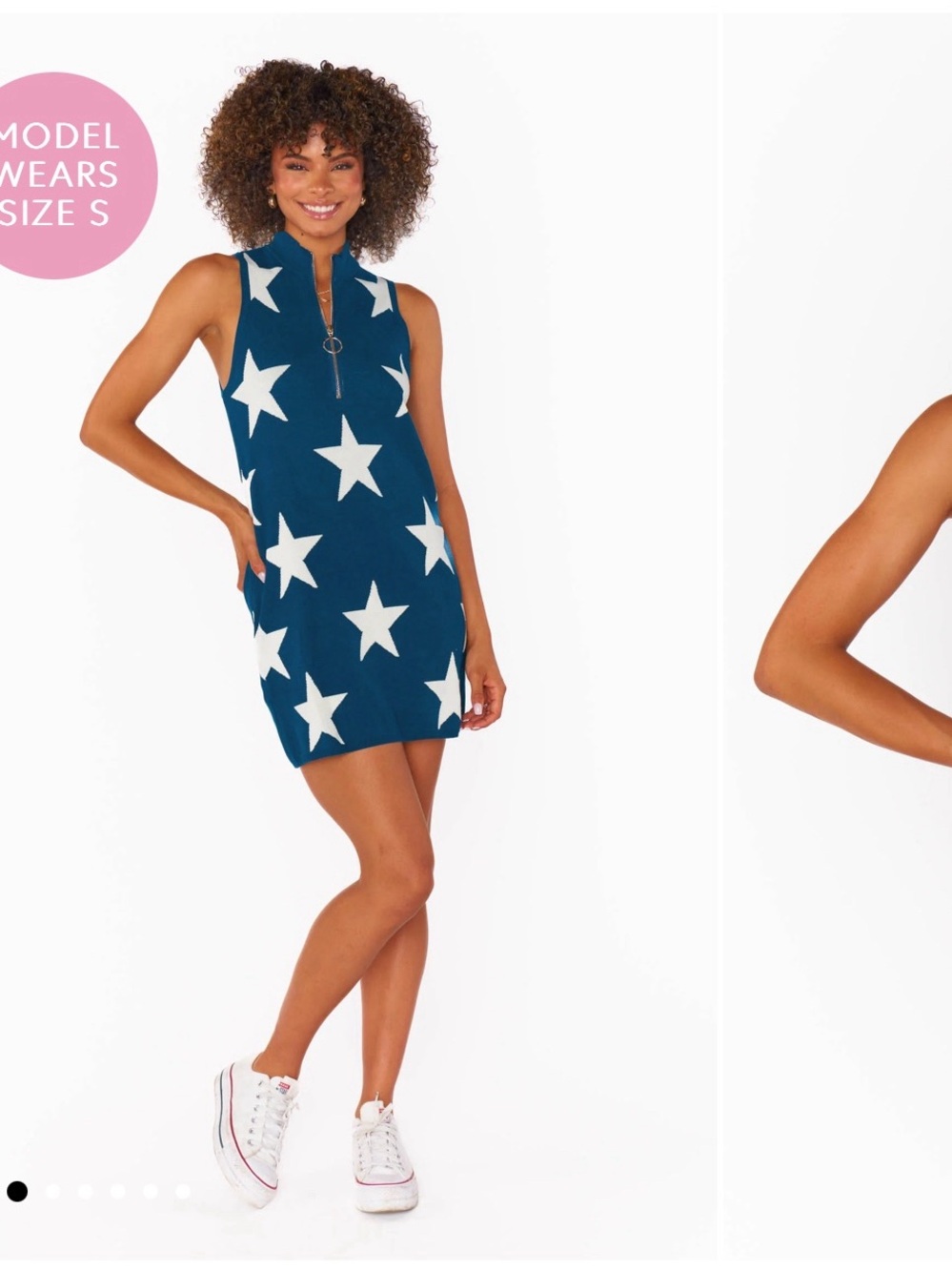Show Me Your Mumu Star Print Blue Dress